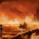 Hive City Ash Wastes by Samuel Allan (samuel_allan_illustrator)