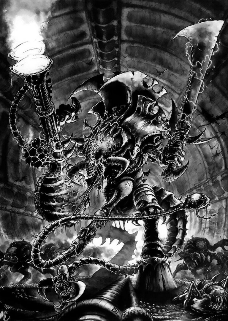 Hive Tyrant by Mark Gibbons 