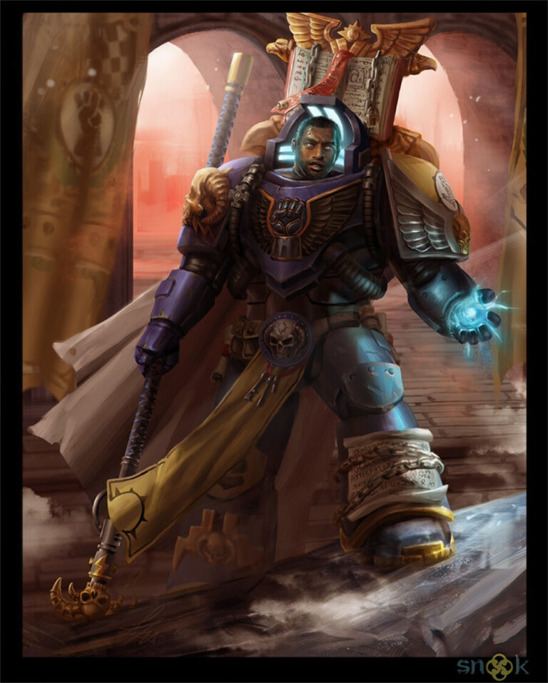Imperial Fist Librarian by Marina Karakatsani Imperial Fist Librarian by Marina Karakatsani