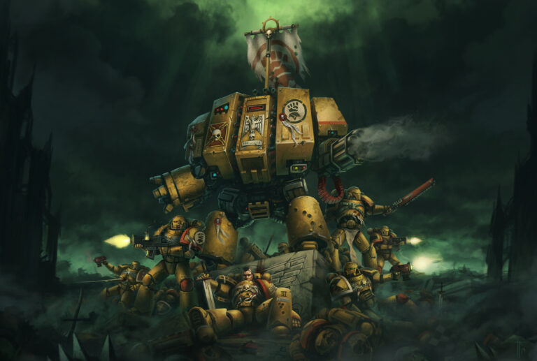 Imperial Fists Last Stand by Jens Lindfors 