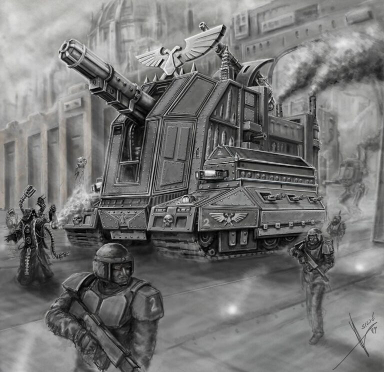 Imperial Guard Heavy Artillery by Hrvoje Silić 