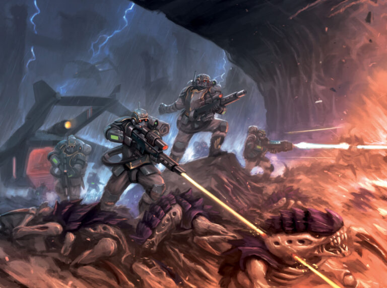 Imperial Guard vs Tyranid by Leos Ng Okita 