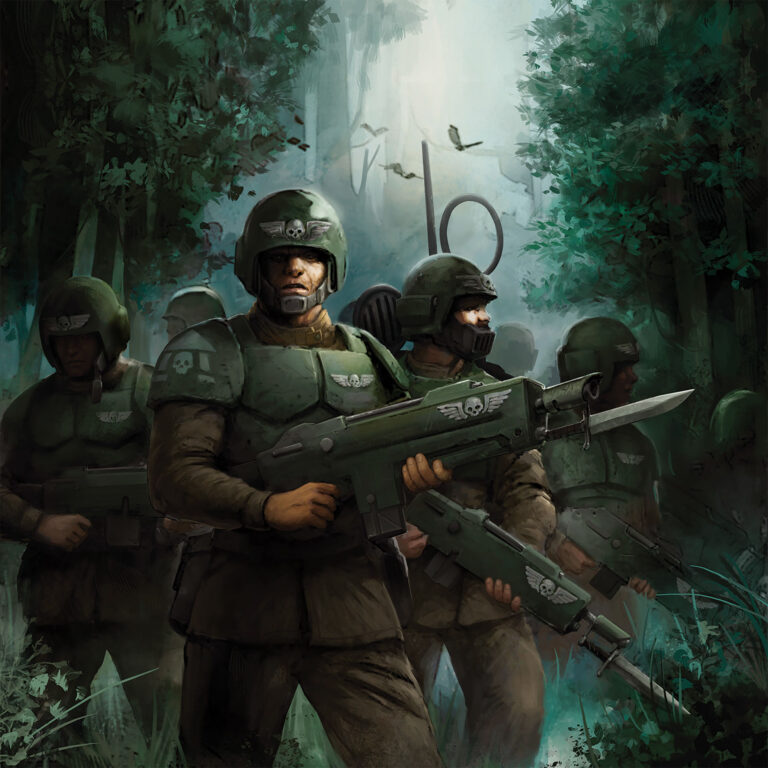 Imperial Guardsmen by Andrius Anezin