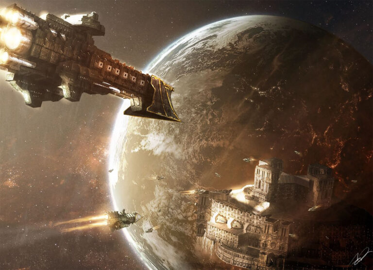 Imperium Space Station: Damaris by Adam Burn