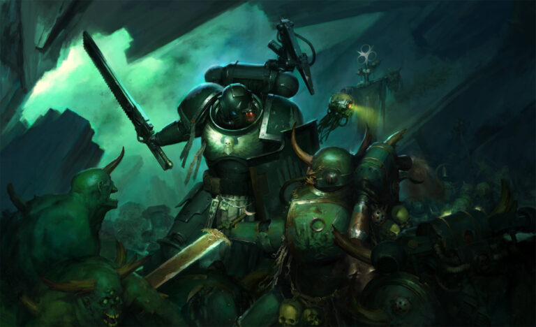 Iron Hands vs Death Guard by Igor Sid 