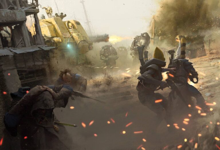 Iron Hands vs Eldar by Jose Daniel Cabrera Peña