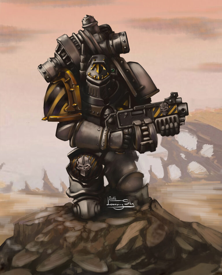Iron Warrior by Egor Bokievets 