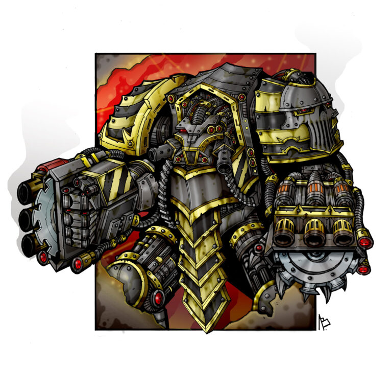 Iron Warriors Terminator by Vasiliy Loginov 