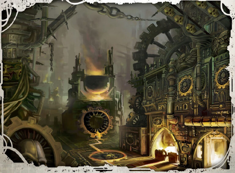 Irradial Forge Dark Mechanicus by Unknown Artists