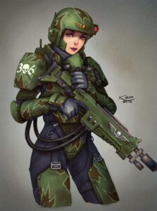 Kasrkin by Alexey Kropachev