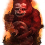 Khorne Bear by Ginlun Ho (gineticz)