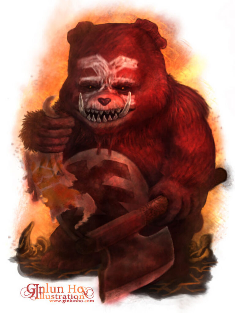 Khorne Bear by Ginlun Ho 