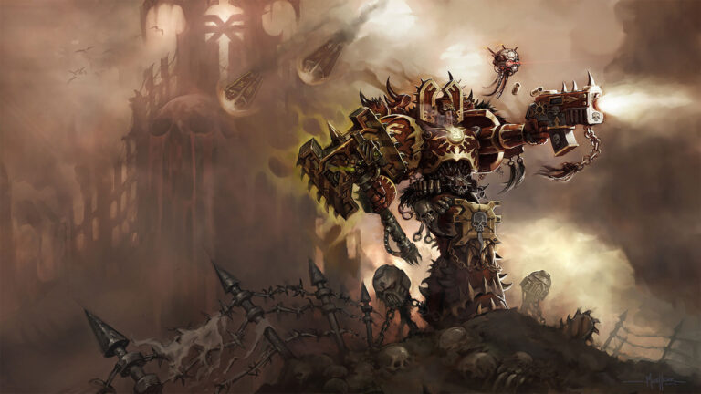 Khorne Chaos Space Marine by John Mueller