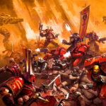 Khorne vs Blood Angels by Phil Moss (philmossart | phil__moss)