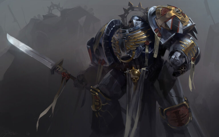 A Knight in Grey by Luke Mancini 