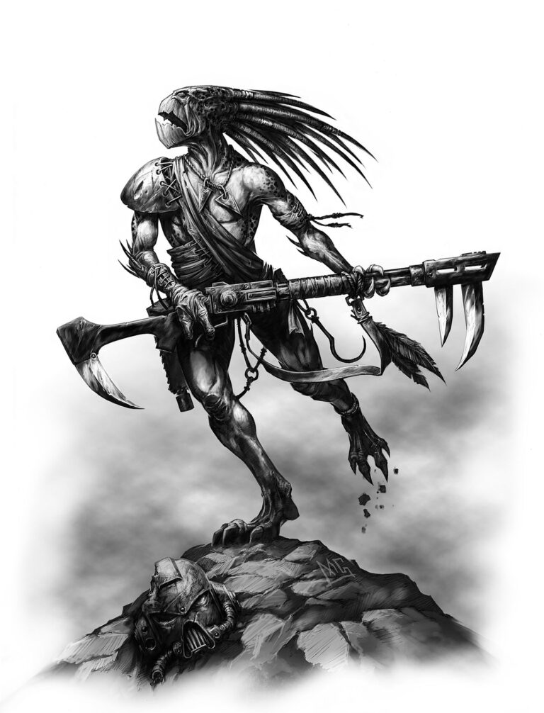 Kroot by Mark Gibbons 