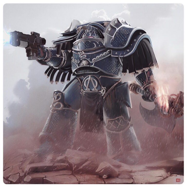 Lernaean Alpha Legion Terminator by Charles E J Downman 