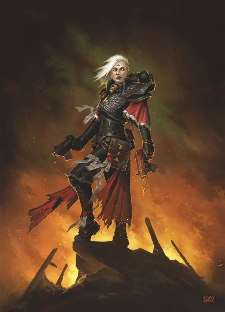 Lisbeth Sister of Battle by Bryan Syme 