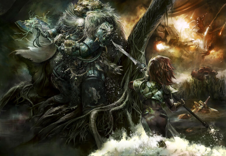 Logan Grimnar VS Saim Hann Eldars by Diana Martinez 