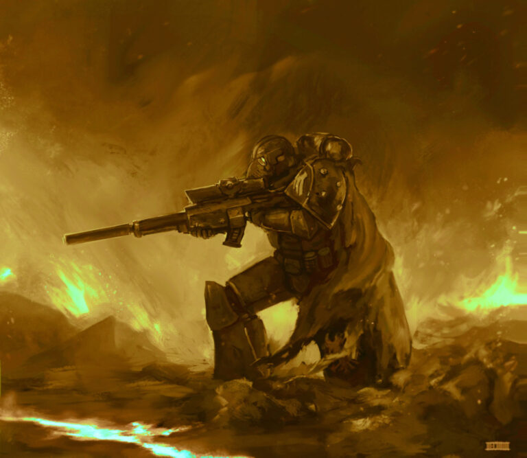 Lonely Space Marines by Dima Sokolov Lonely Space Marines by Dima Sokolov