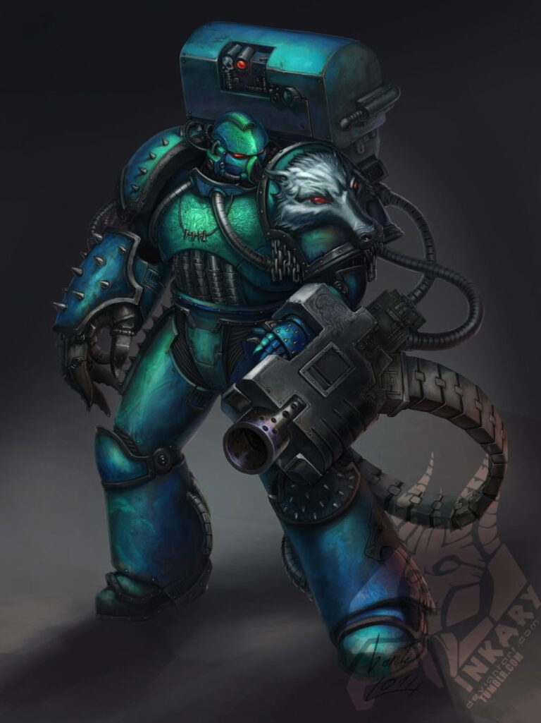 Messor Bitterhand (Alpharius) in Disguise by Inkary 