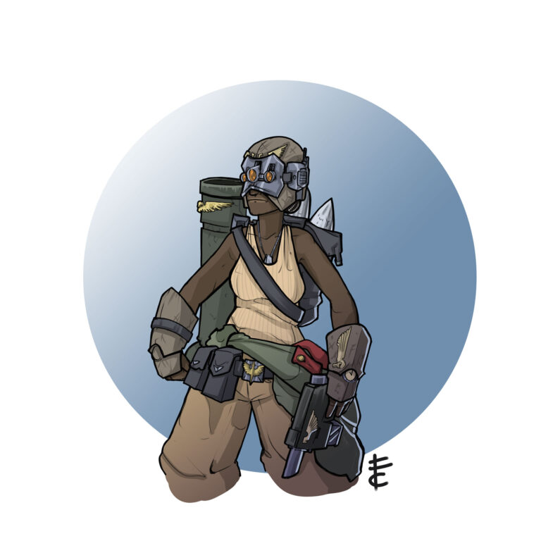 Mortar Team Soldier by Fabrizio Carminati 