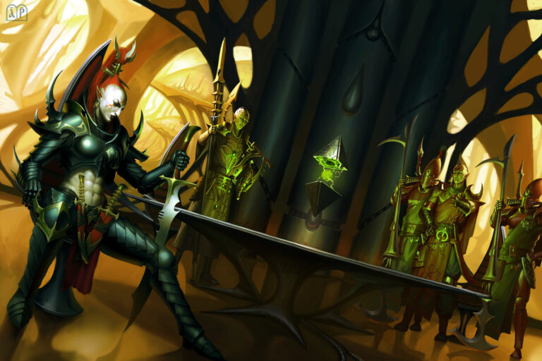 Mysterious Necrons Artifact by Elijah ArhPriest 
