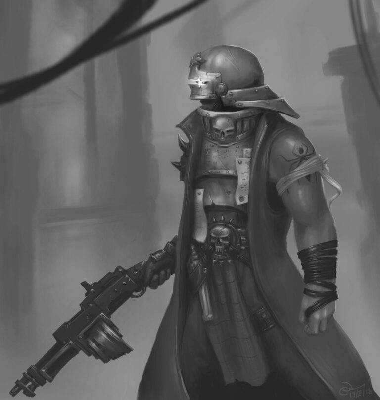 Necromunda Bounty Hunter by Chris Worth 