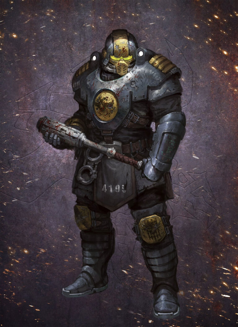 Necromunda Enforcer by Thomas Elliott Necromunda Enforcer by Thomas Elliott