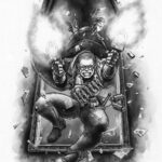 Necromunda Hive Ganger by Mark Gibbons (MG Artworks | mg_artworks)