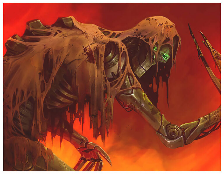Necron Flayed One by Nikolaus Ingeneri Necron Flayed One by Nikolaus Ingeneri