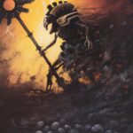 Necron Lord by Dmitrii Ustinov (nightdrawinger)