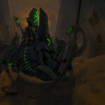 Necron Lord Stalker by Andrei Kiselev (MyDeads)