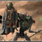 Necron Lord and Commissar by Prokopii Osipov (Hokunin)