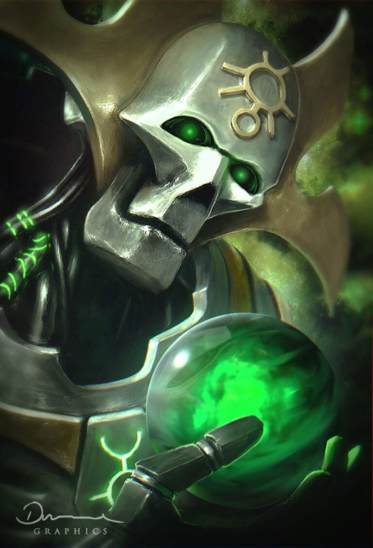 Necron Lord by Karol Duma