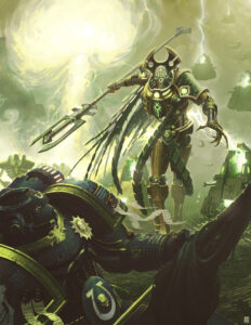 Necron Overlord by Nicholas Kay 