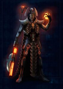 Necron Overlord by Rachel Pierce