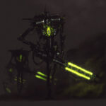 Necron Warrior by Rafał Badan (Obrotowy)