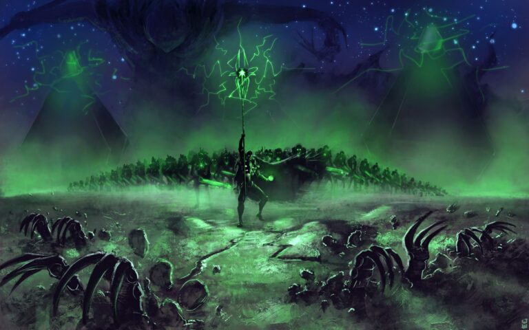 Necrons Rise by Dmitry Desyatov 