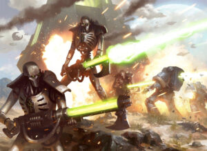 Necrons vs Ultramarines by Mike Lim Necrons vs Ultramarines by Mike Lim