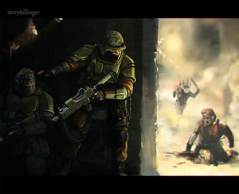 Need Some Covering Fire by Stefan Ristić 