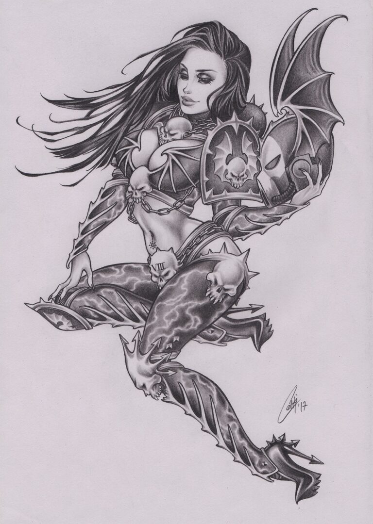 Night Lords Pinup by Cecilia Murillo Valdez 