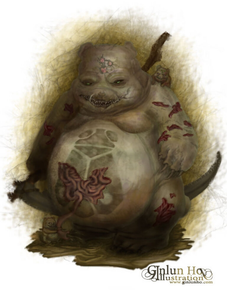 Nurgle Bear by Ginlun Ho 