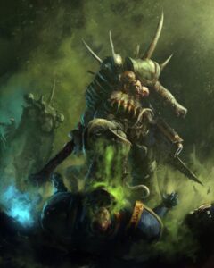 Nurgle Fan Art Excitement by Lovè Gunnarson