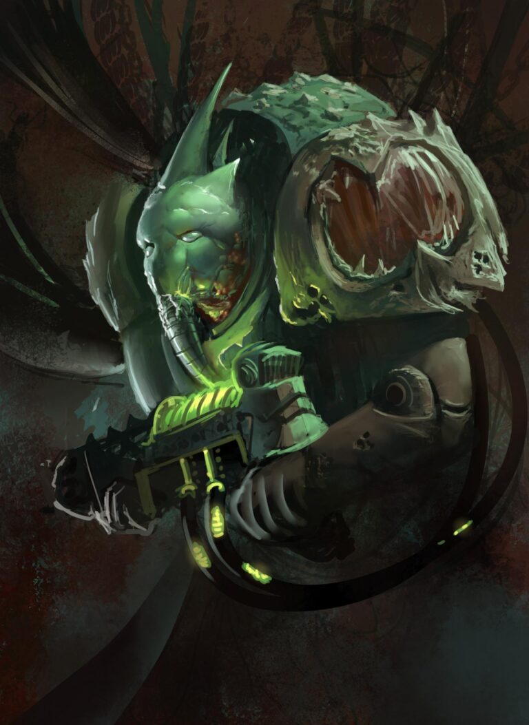 Nurgle Marine by Marijn van Bekkum 