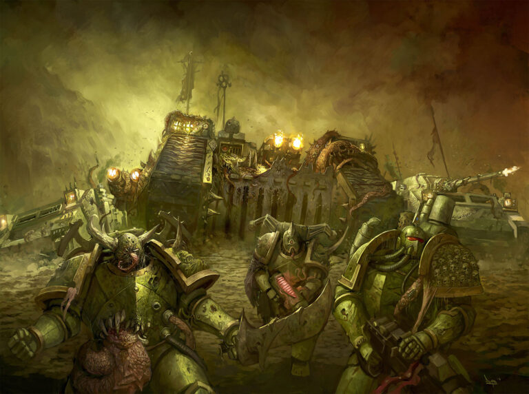 Nurgle Tanks by Fares Maese 