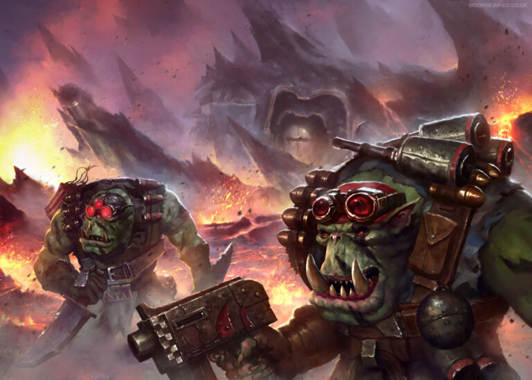 Ork Kommando’s by Sam Lamont 