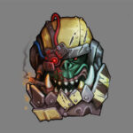 Ork Portrait by Dicey June (MistyMiasma)