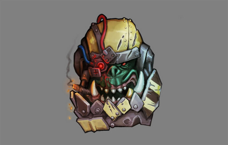 Ork Portrait by Dicey June 