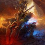 Ork Warboss vs Templar Marine by Anton Kagounkin Magdalina